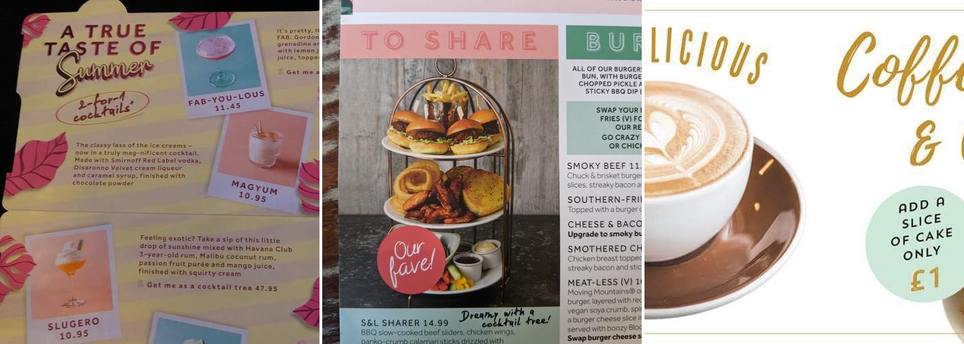 Slug & Lettuce - Worthing Menu