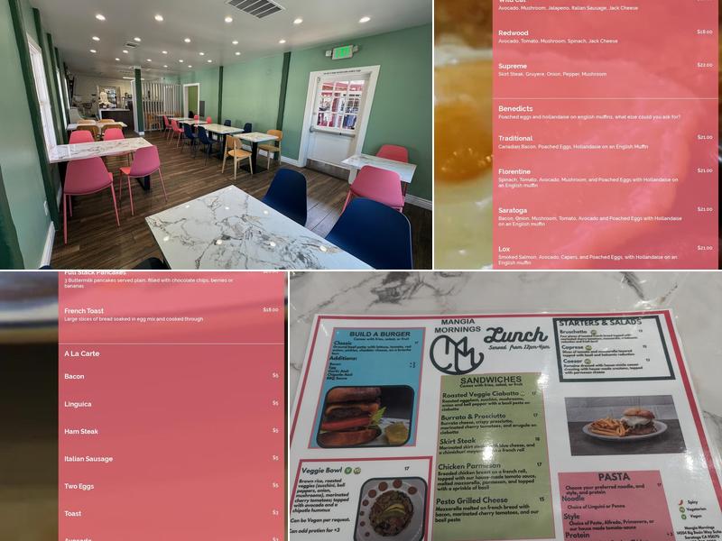 Mangia Mornings Menu