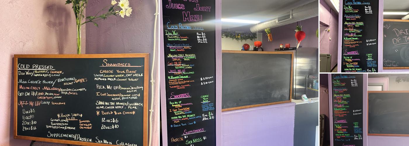 The Juice Joint Menu
