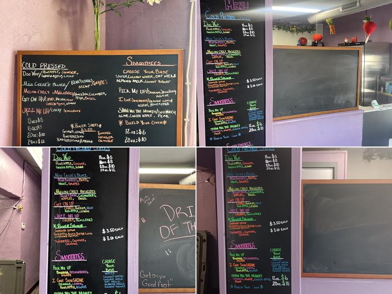 The Juice Joint Menu