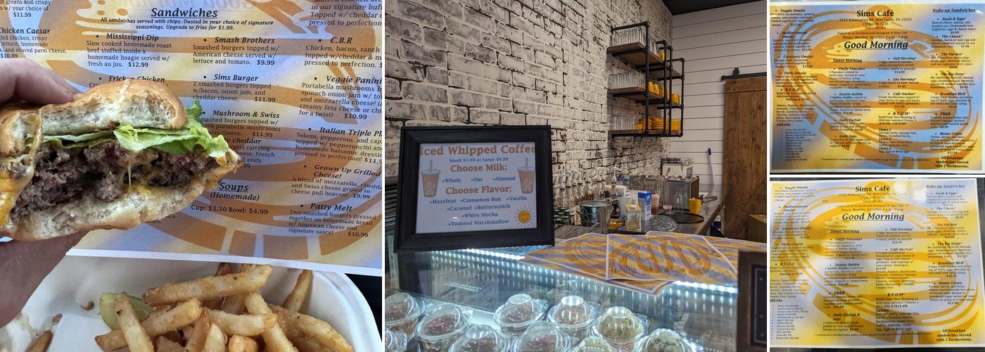 Sims Cafe Menu