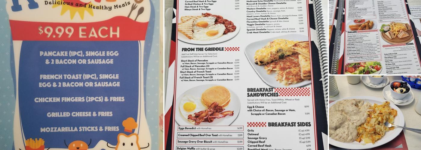 OC Diner Menu