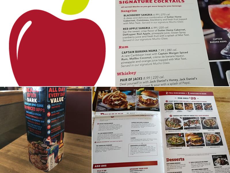 Applebee's Grill + Bar Menu