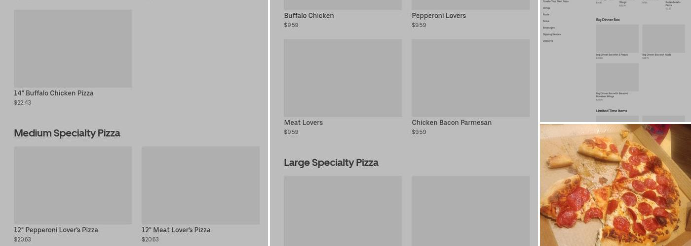 Pizza Hut Menu