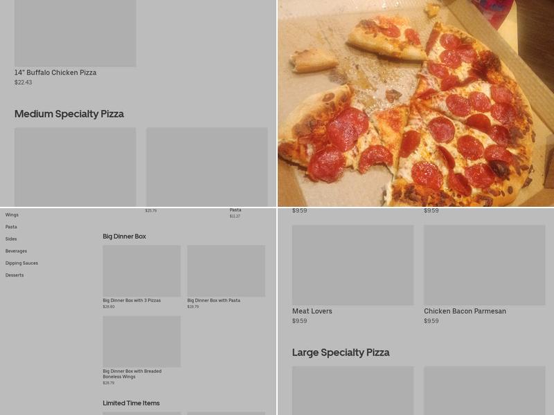 Pizza Hut Menu