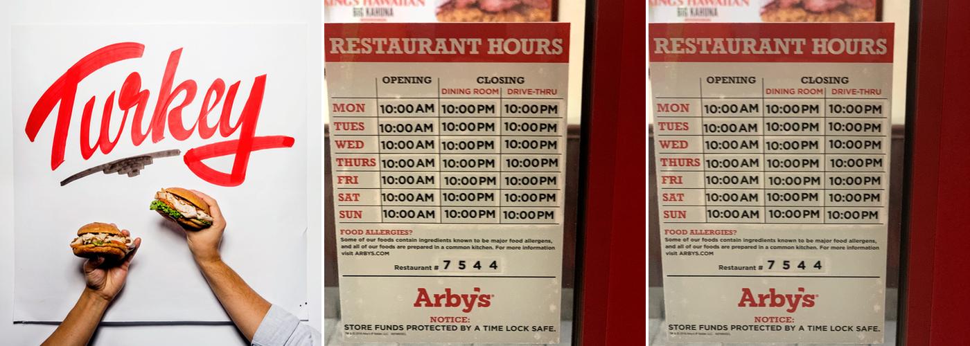 Arby's Menu