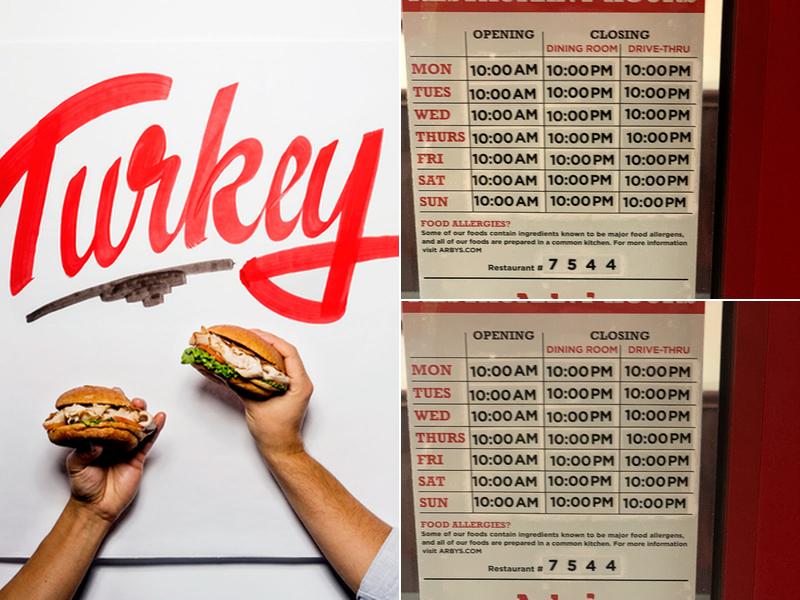 Arby's Menu