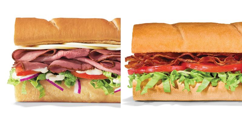 Subway Menu