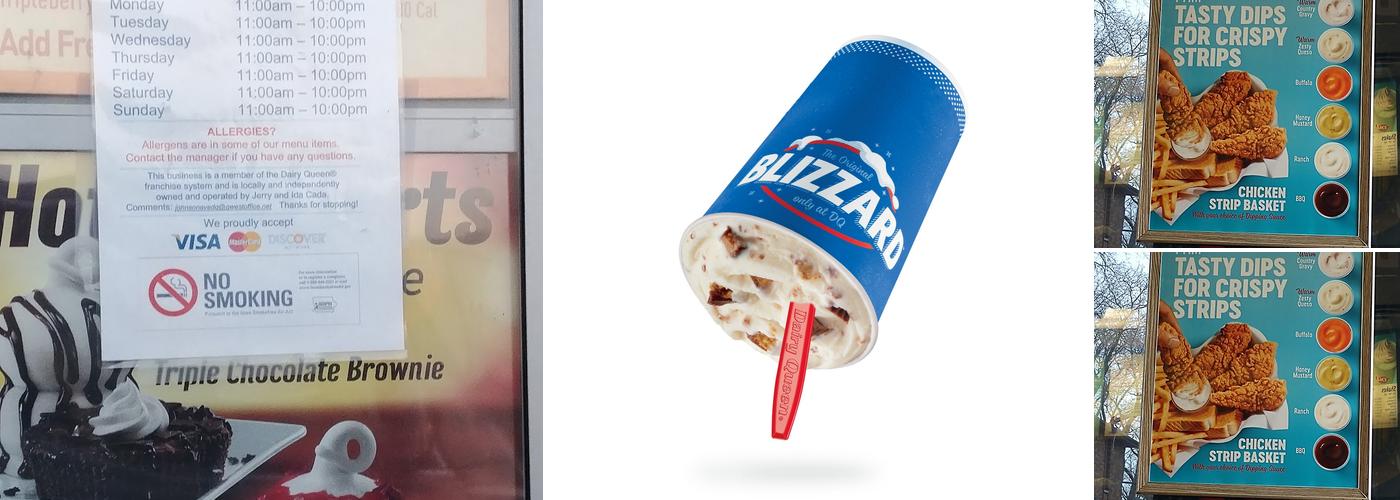 Dairy Queen Menu
