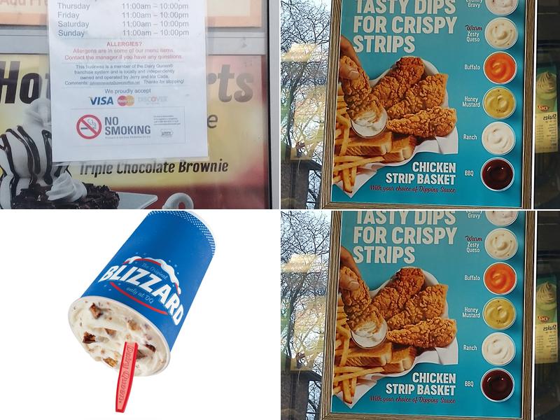 Dairy Queen Menu