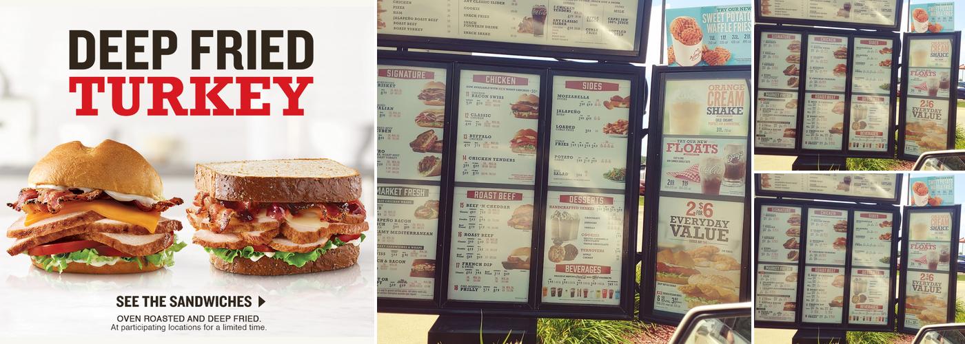 Arby's Menu