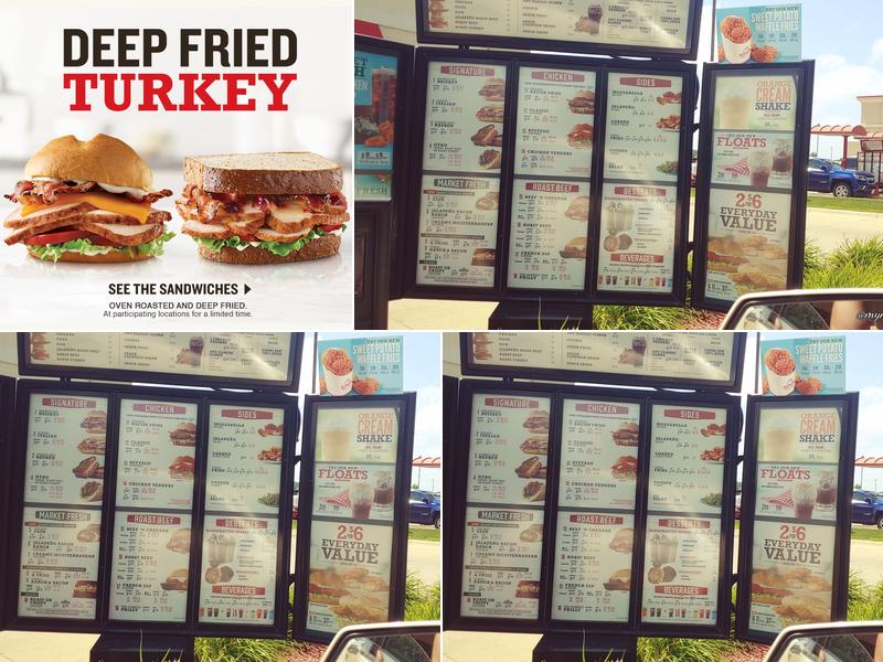 Arby's Menu
