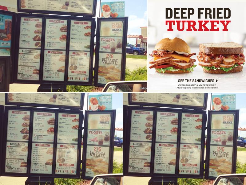 Arby's Menu