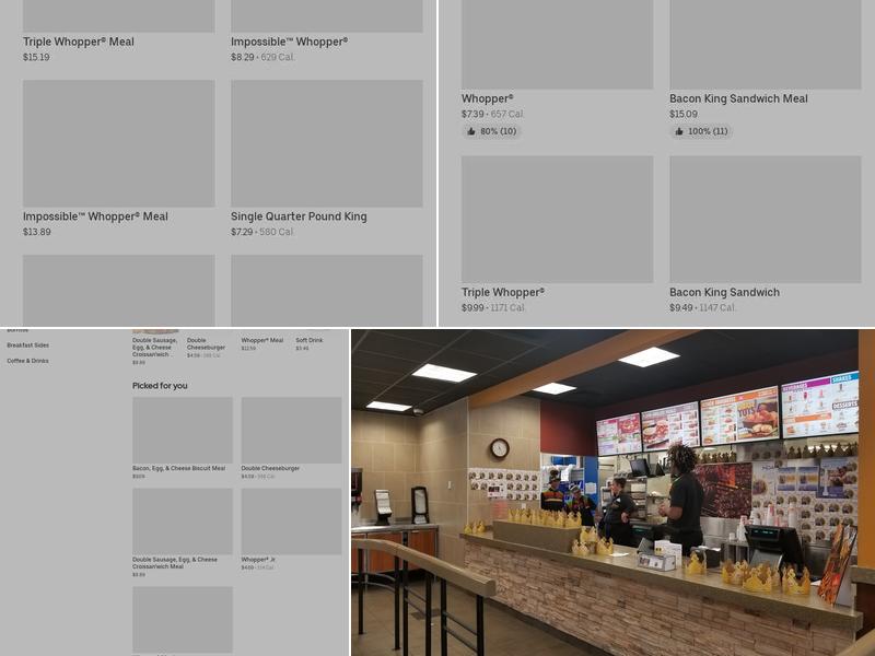 Burger King Menu