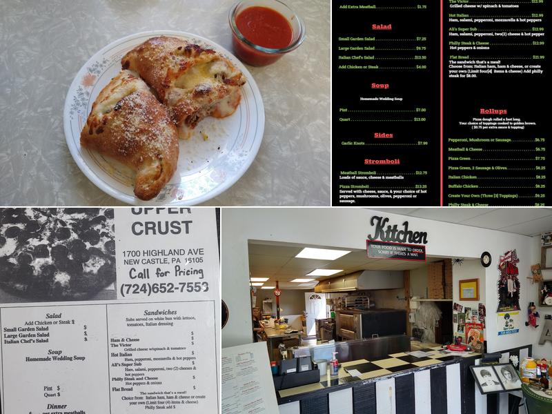 Ali’s Upper Crust Menu