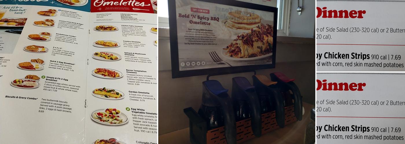 IHOP Menu