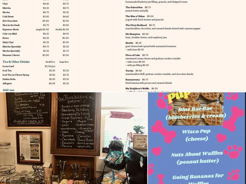 The Red Fern Cafe Menu