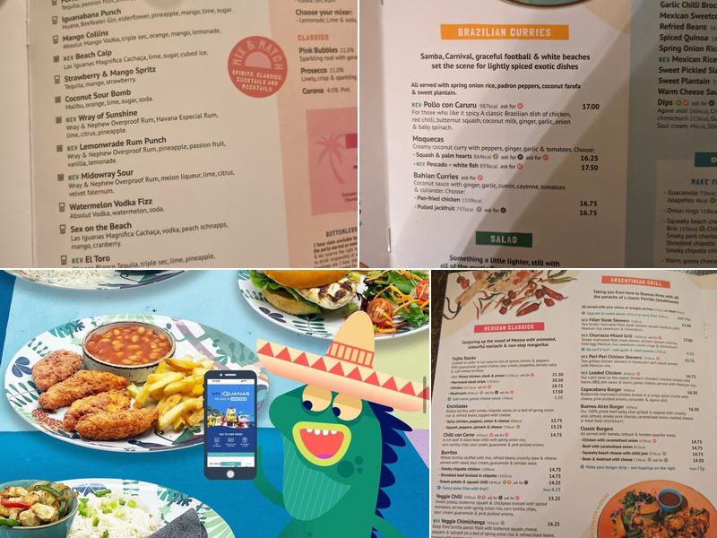 Las Iguanas - Leamington Spa Menu