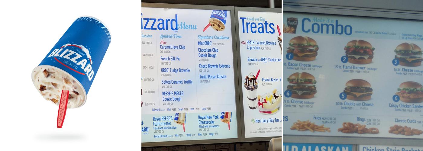 Dairy Queen Grill & Chill Menu