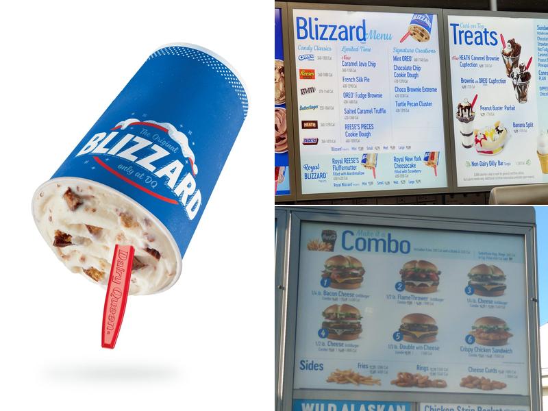 Dairy Queen Grill & Chill Menu