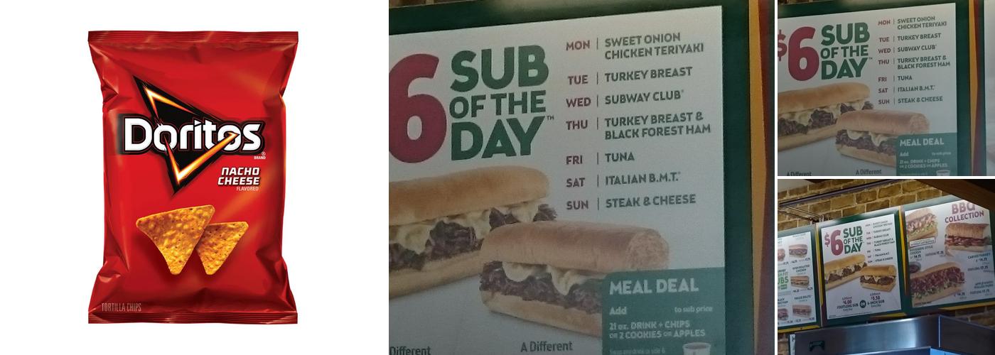 Subway Menu