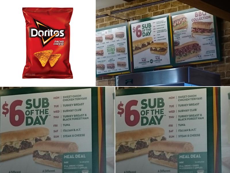 Subway Menu