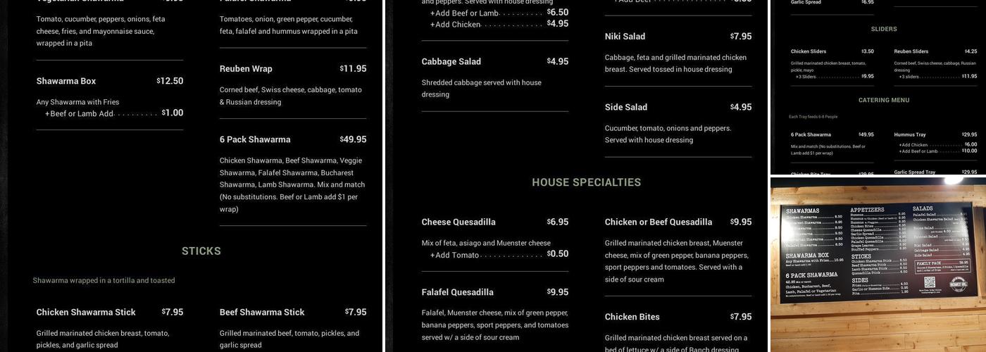 Bucharest grill Menu