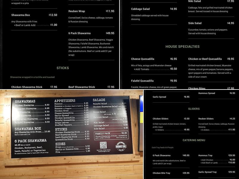 Bucharest grill Menu