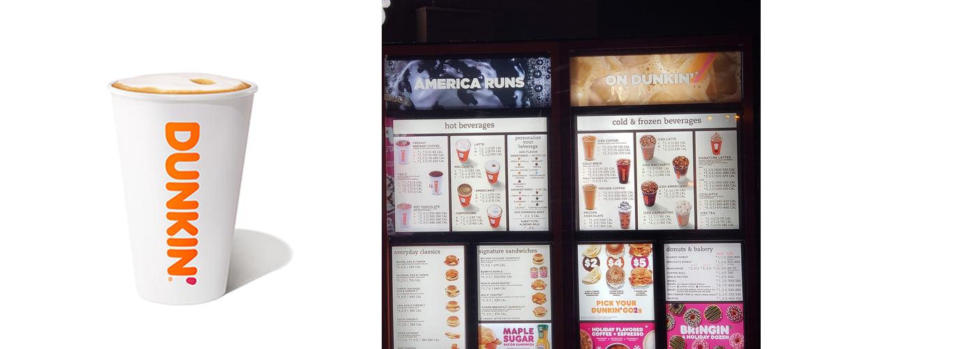 Dunkin' Menu