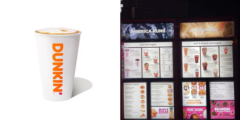 Dunkin' Menu