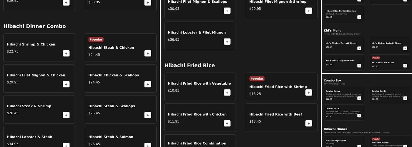 Hello Tokyo 2 Menu