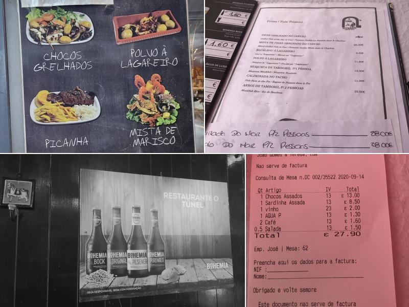 O Túnel Menu