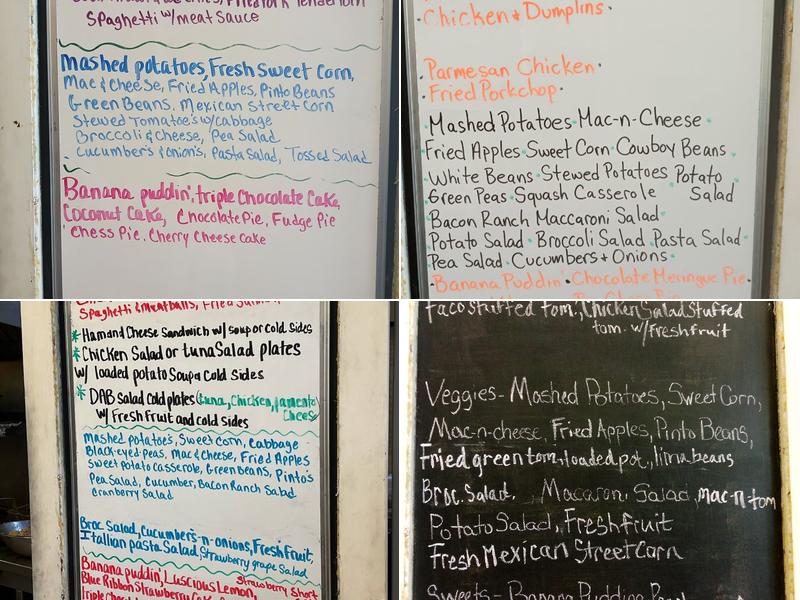 Tesha's Apron Strang's Menu