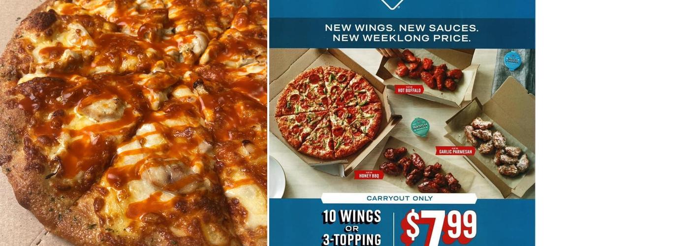Domino's Pizza Menu
