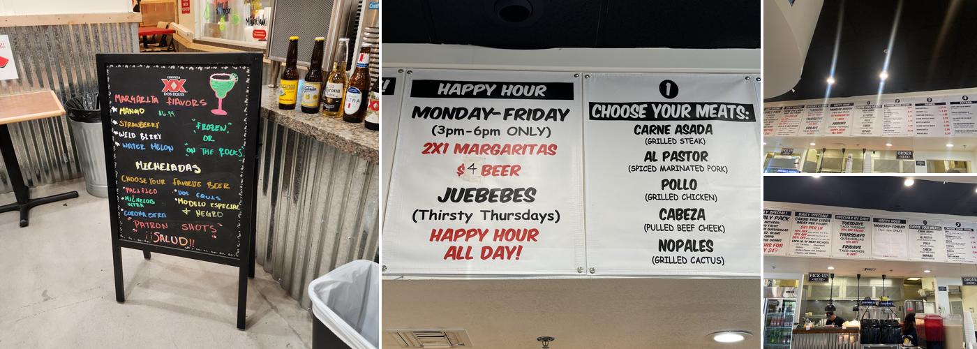 Tacos Calafia Gilbert Menu