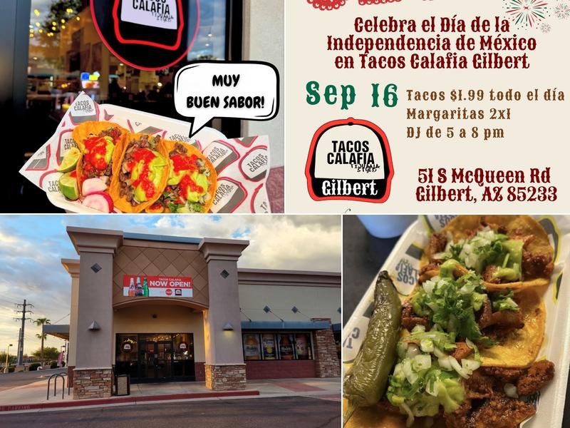Tacos Calafia Gilbert 51 S McQueen Rd, Gilbert