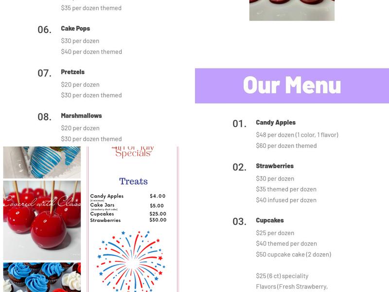 Covered with Class Menu