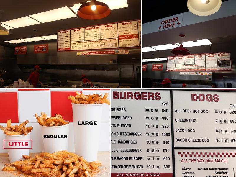 Five Guys Menu