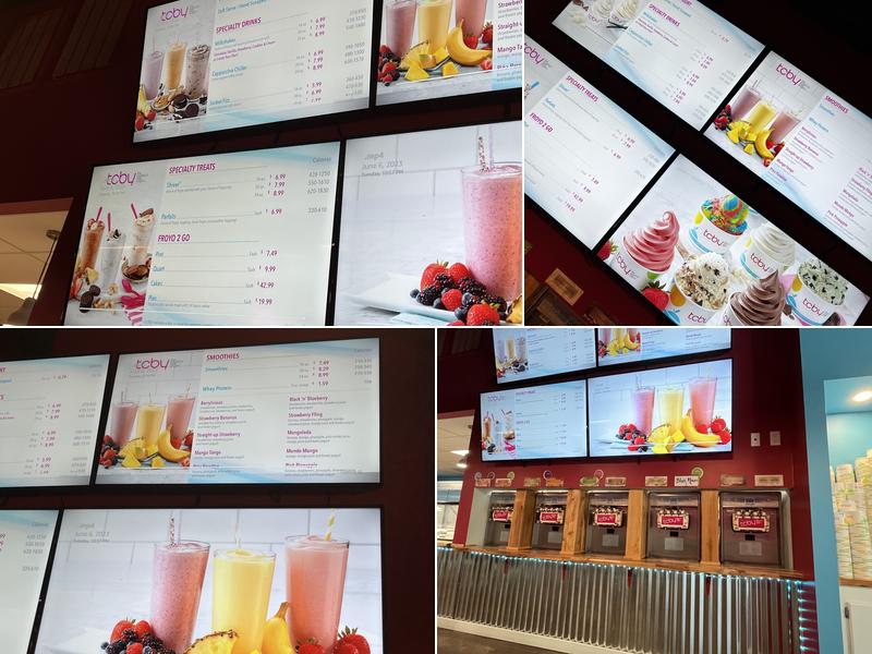 TCBY Thornwood Menu