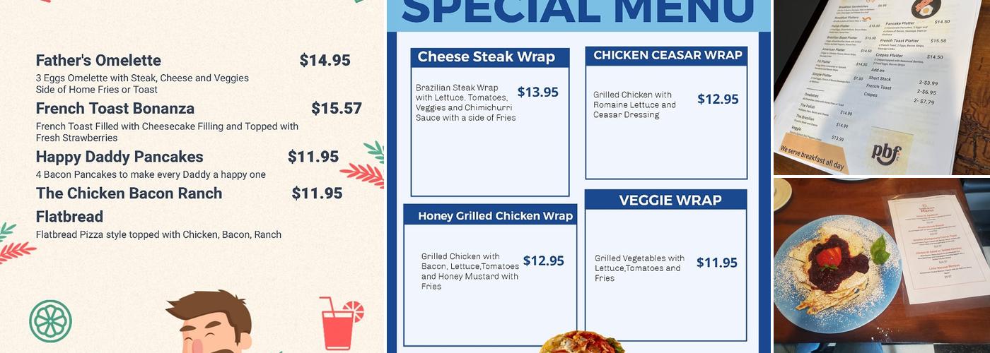 PBF Cafe Montgomery Menu