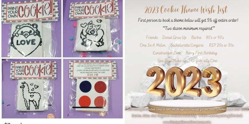 This Piggy Flies Cookie Company Menu