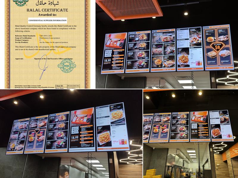 German Doner Kebab Menu