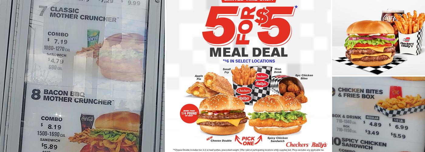 Checkers Menu