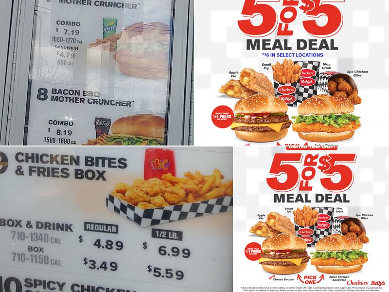 Checkers Menu