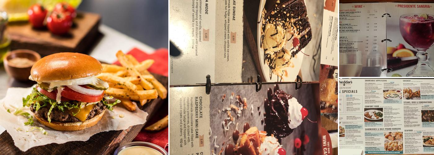 Cheddar's Scratch Kitchen Menu