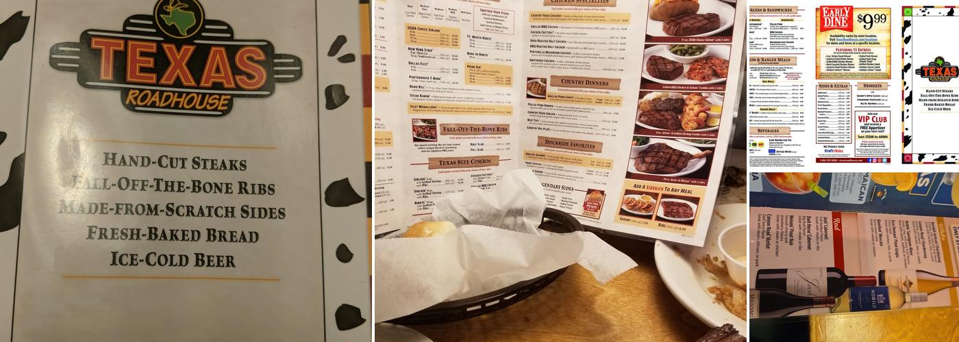 Texas Roadhouse Menu