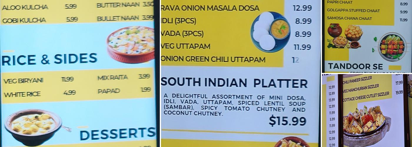 Nathu's Sweets Menu