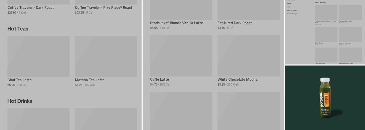 Starbucks Menu
