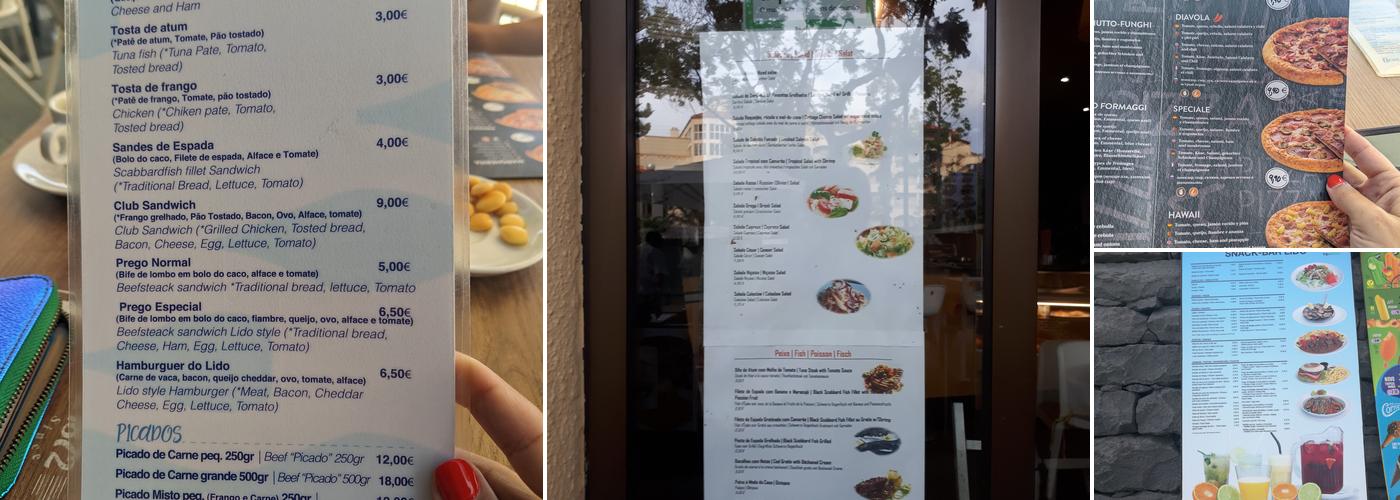 LidoBar Menu
