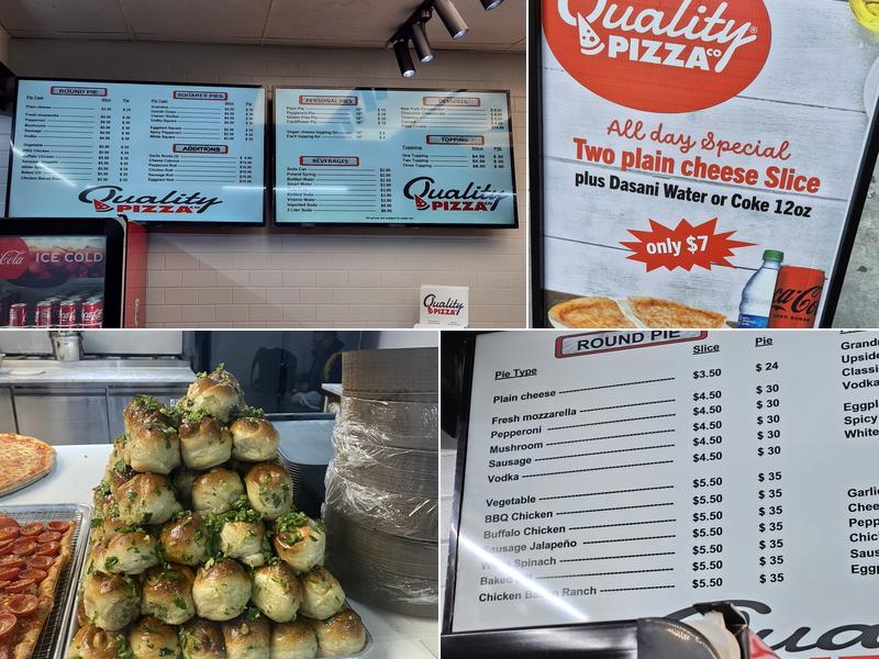 QUALITY PIZZA CO. MIDTOWN Menu